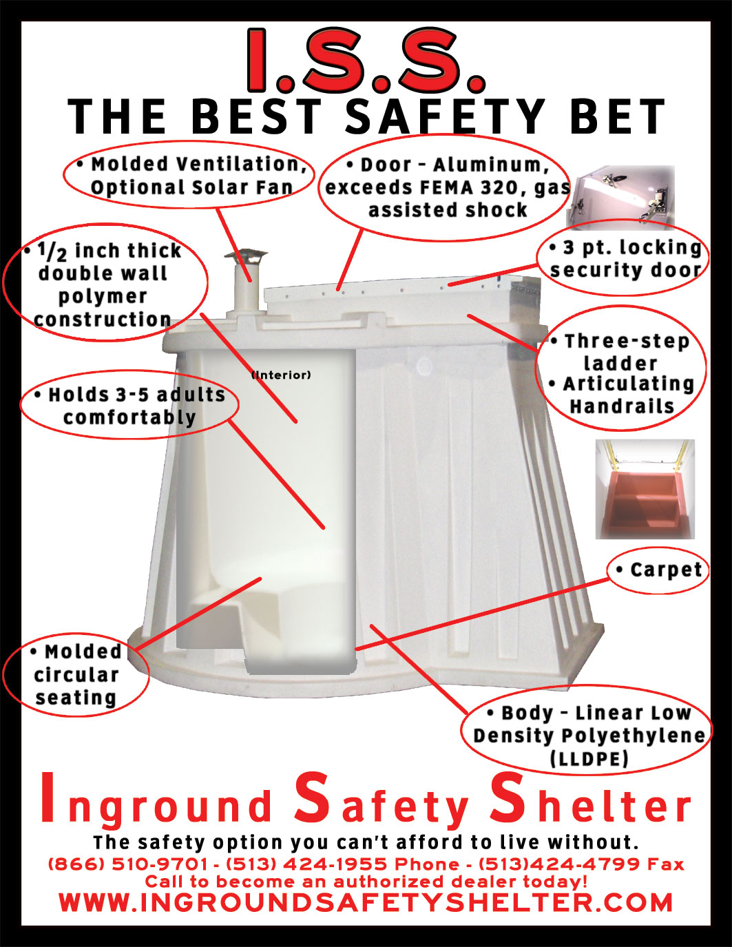Storm Shelters, Tornado Shelters, Granger ISS, Underground Shelters